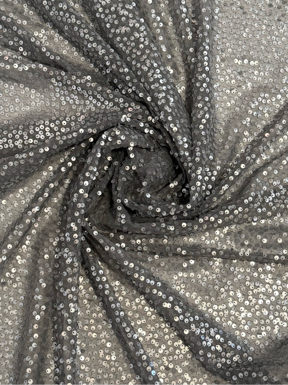 Silver Sequin Mesh Fancies Sequins Assorted Fashion Fabric